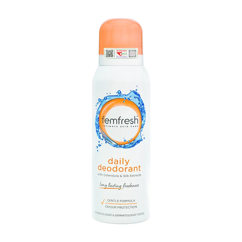 Xịt khử mùi và thơm mát vùng kín cao cấp Femfresh DailyDeodorant Spray