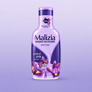 SỮA TẮM MALIZIA HOA DIÊN VĨ - DƯỠNG ẨM & SĂN CHẮC MALIZIA BAGNO SCHIUMA PETALI DI IRIS 1000ML