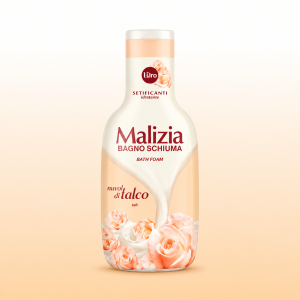 SỮA TẮM MALIZIA PHẤN THƠM - DƯỠNG ẨM & MỀM MỊN MALIZIA BAGNO SCHIUMA NUVOLA DI TALCO 1000ML