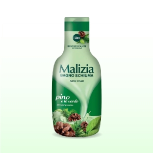 SỮA TẮM MALIZIA TRÀ XANH THÔNG ĐỎ - KHÁNG KHUẨN & THANH LỌC  MALIZIA BAGNO SCHIUMA PINO E TÈ VERDE 1000ML